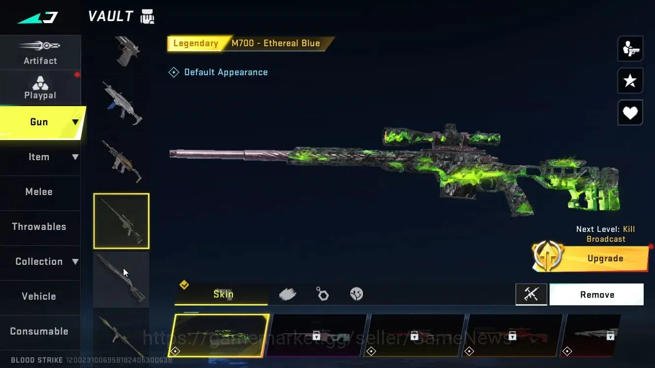 Blood Strike Accounts ASIA|Collab MCX-EVA-00|5 Legendary Guns[M4A1,Vecto image 8