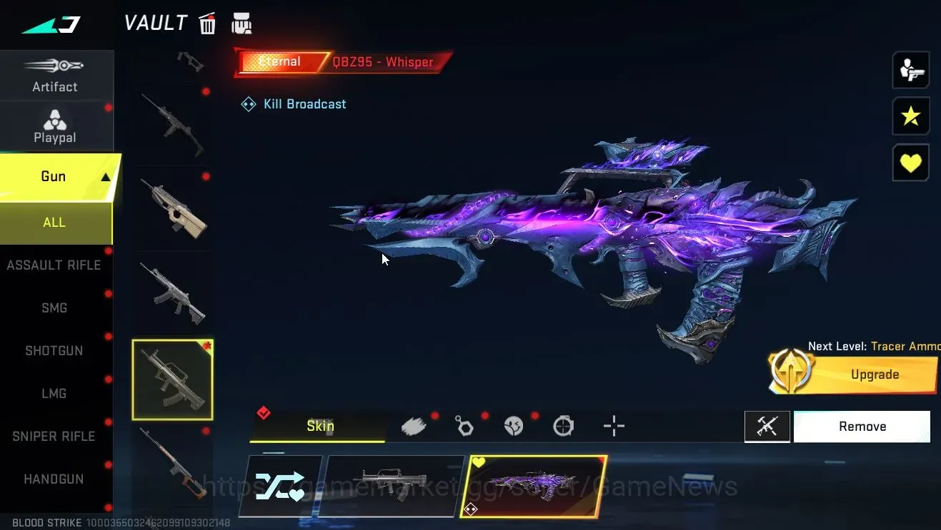 Blood Strike Accounts を購入 - Asia | Eternal QBZ95-Whisper Lv2+