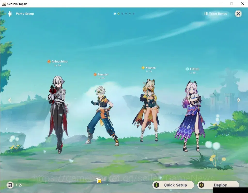 Genshin Impact Accounts ASIA|AR 59|2 PremTeam [Neuvilette,Arlecchino]|4 Li image 3