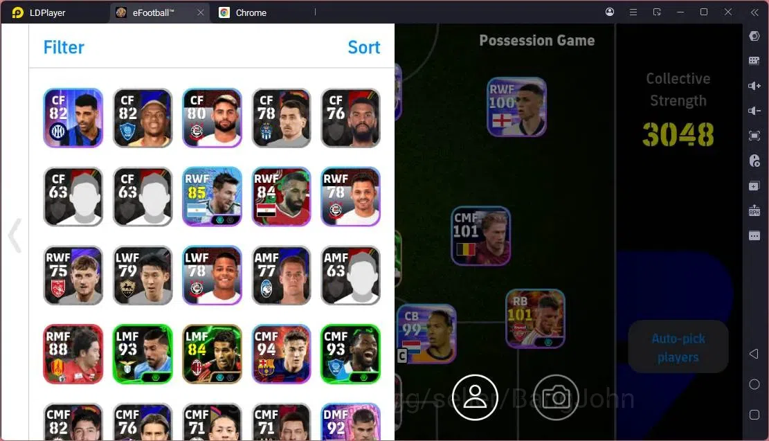 eFootball Accounts Mobile |PW 3048|Epic Alonsi,Serginho,Neymar,Denils image 2