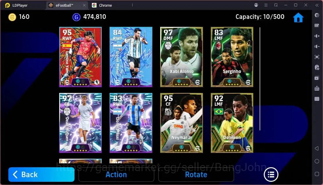 eFootball Accounts Mobile |PW 3048|Epic Alonsi,Serginho,Neymar,Denils image 4