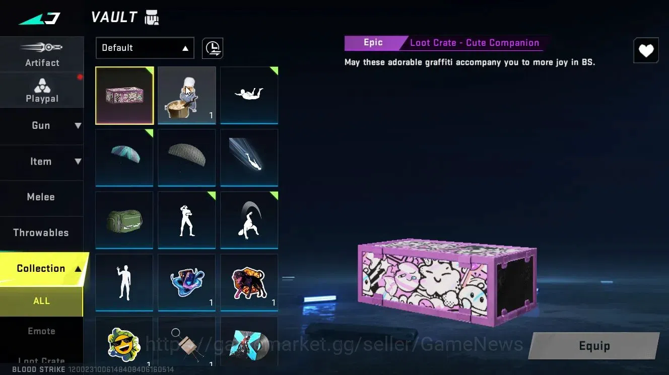 Blood Strike Accounts ASIA |ULTRA [UMP45-Ascension] | Legendary Guns[M4A image 10