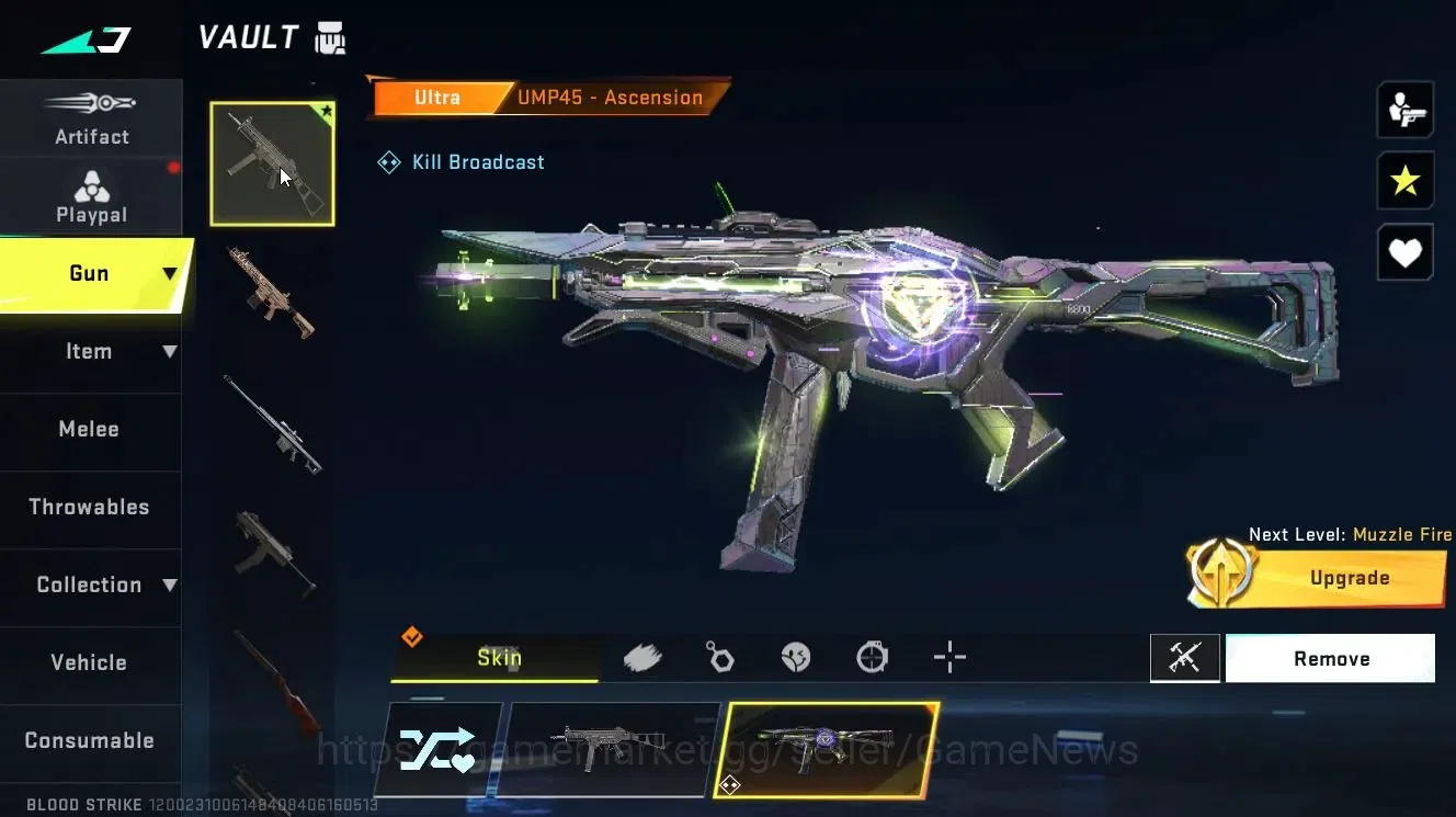Blood Strike Accounts ASIA |ULTRA [UMP45-Ascension] | Legendary Guns[M4A image 7