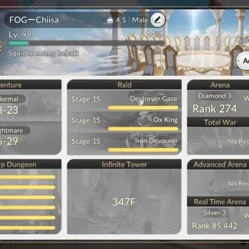 Seven Knights Re:Birth Accounts Global|FullEX7(MeliaTC1,Rosie,Juri,FaiTC2,GelindusTC1)|40 TC6(Dellons,Silvesta,Etc.)|12k
