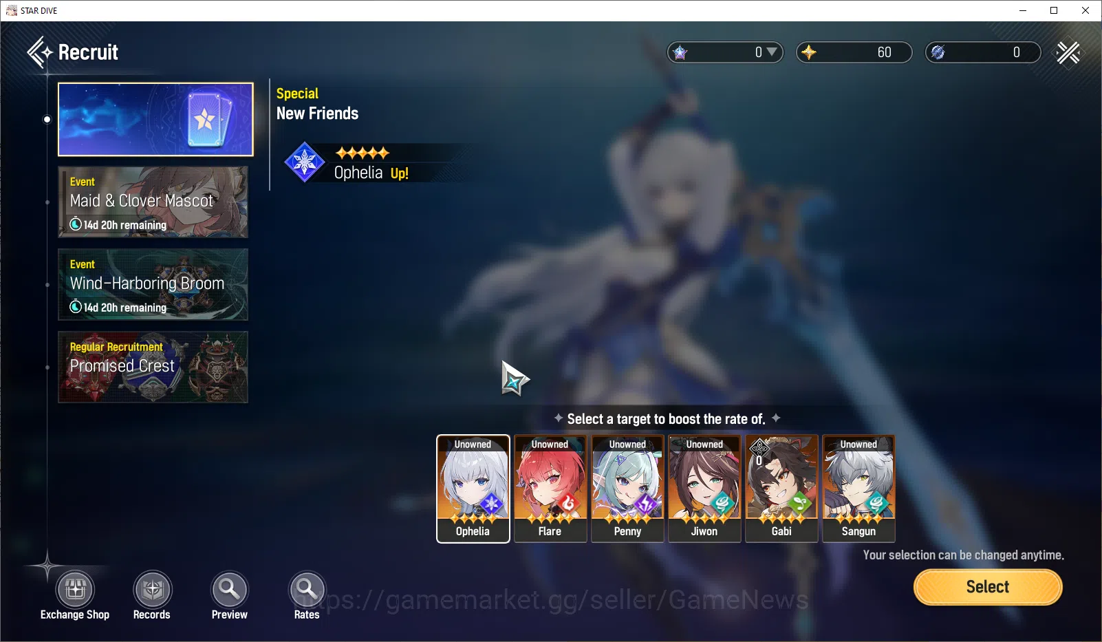 Mongil:Star Dive Accounts Global | Lv 1 |Fresh Starter |Meta 2 SSR (Esther + image 3