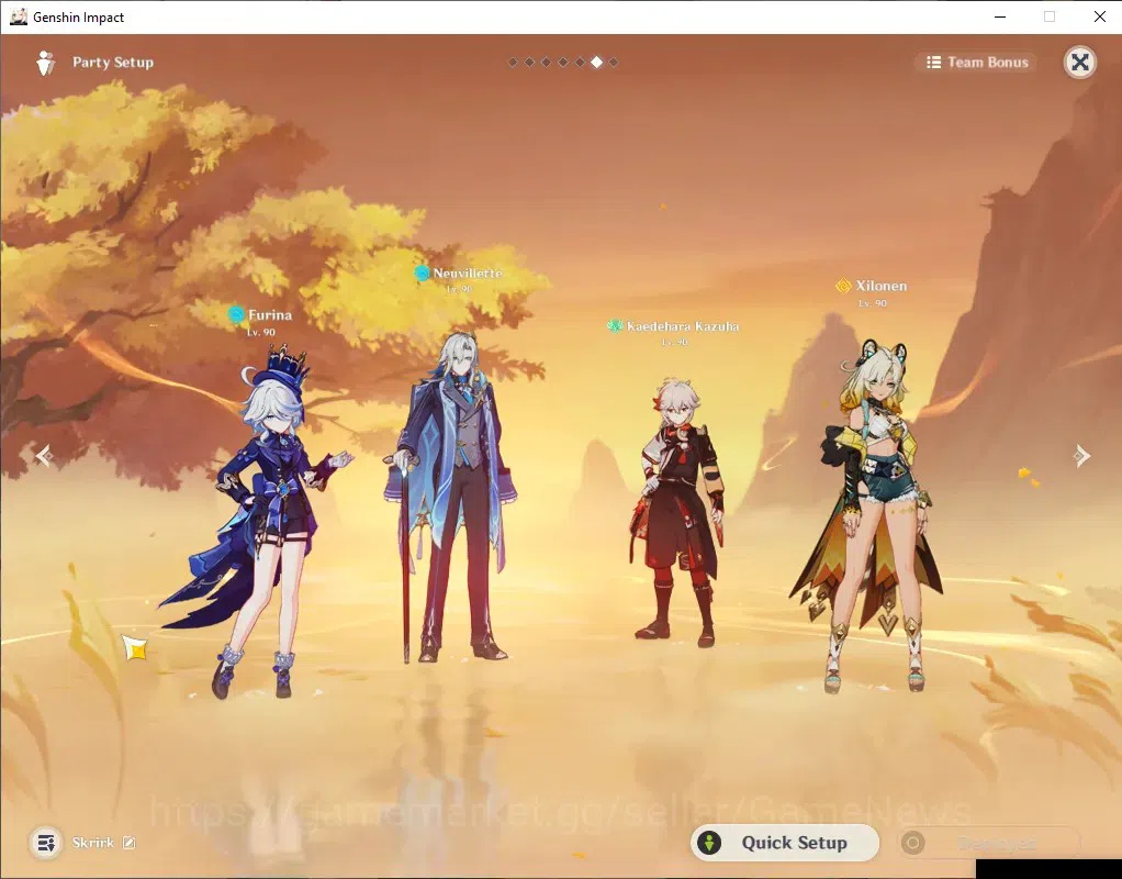 Genshin Impact Accounts ASIA|ENDGAME|AR 60|Rate ON|5 PremTeam[Flins+Neuvil image 2