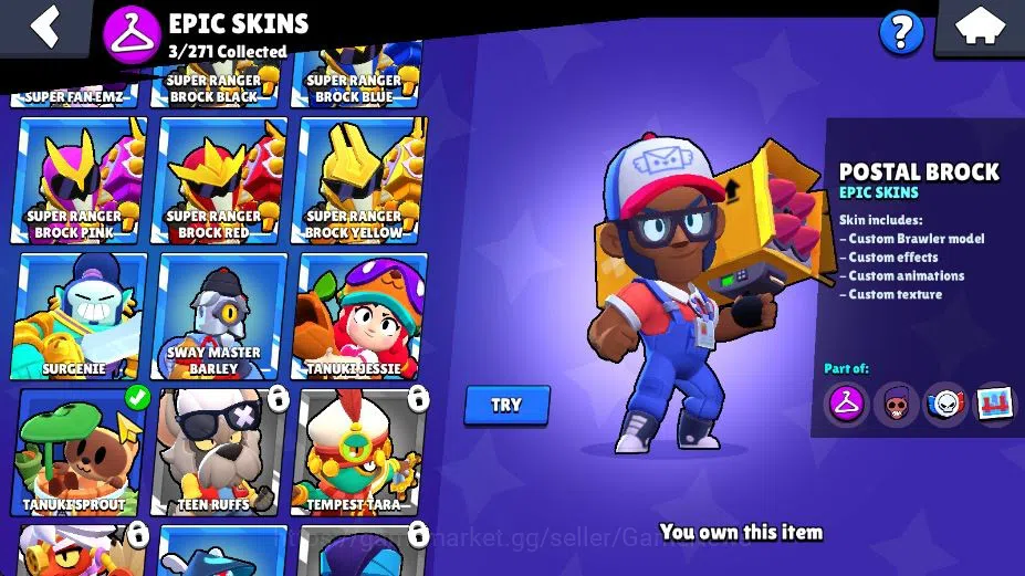 Brawl Stars Accounts 1008 Trophy|6K Bling|20 Brawler 3 Max Lv 1Legend | image 12