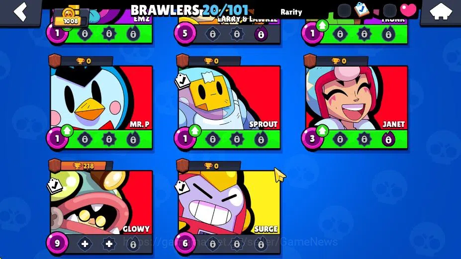 Brawl Stars Accounts 1008 Trophy|6K Bling|20 Brawler 3 Max Lv 1Legend | image 6
