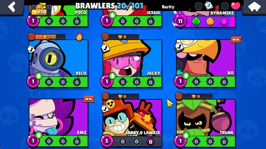 Brawl Stars Accounts 1008 Trophy|6K Bling|20 Brawler 3 Max Lv 1Legend | image 7