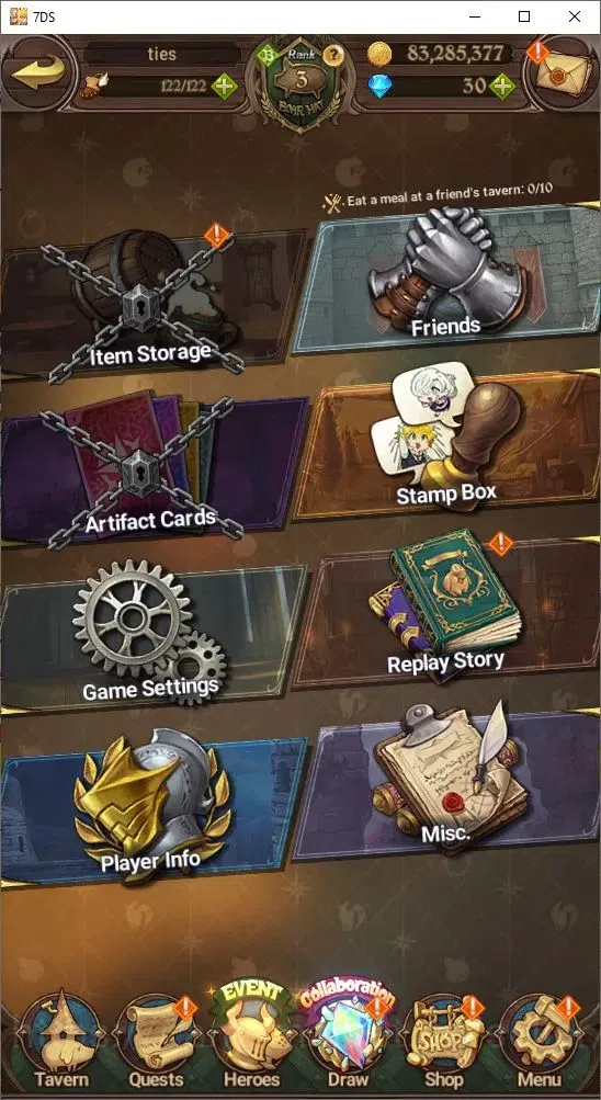 The Seven Deadly Sins: Grand Cross Accounts Endgame Global|172,233 Power | UR: Percival, Meliodas, King, Diane etc | Collab 3