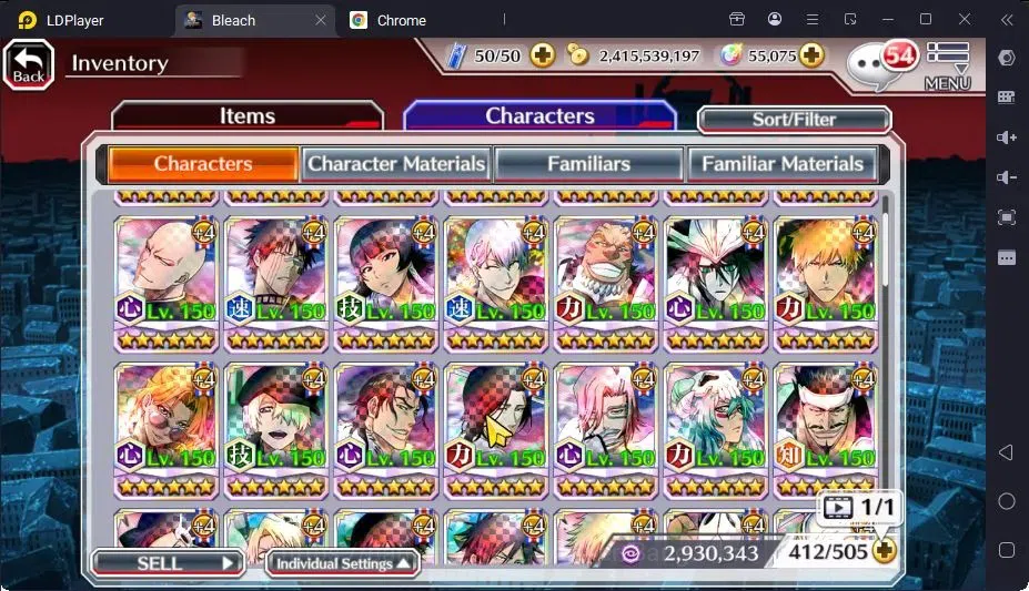 Bleach: Brave Souls Accounts Mid-Tier GLOBAL |55K ORB+MidGame|IchigoDreamTeam,KenpachiTYBW26,Rangiku Swimsuit,Yachiru 15