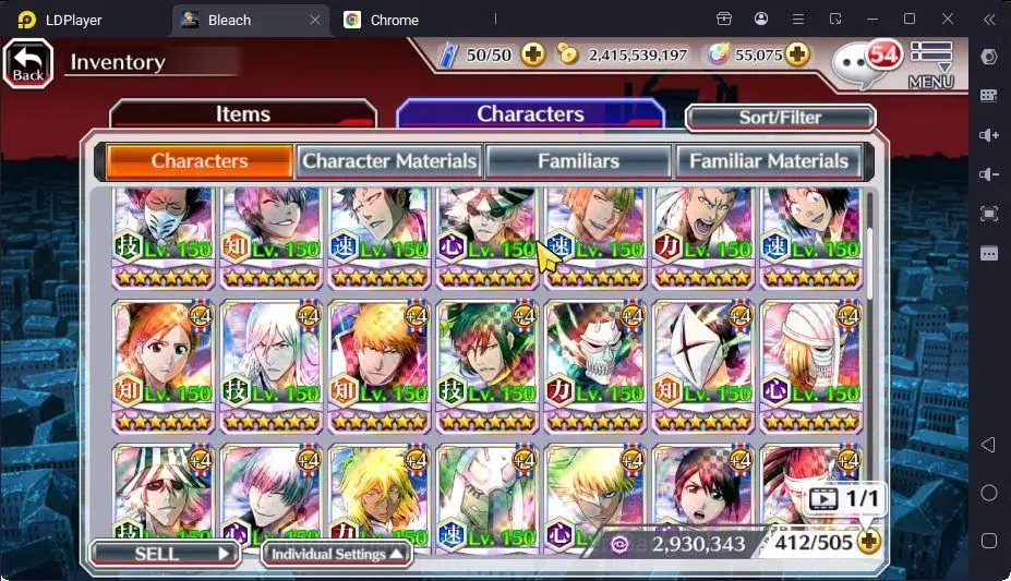 Bleach: Brave Souls Accounts Mid-Tier GLOBAL |55K ORB+MidGame|IchigoDreamTeam,KenpachiTYBW26,Rangiku Swimsuit,Yachiru 17