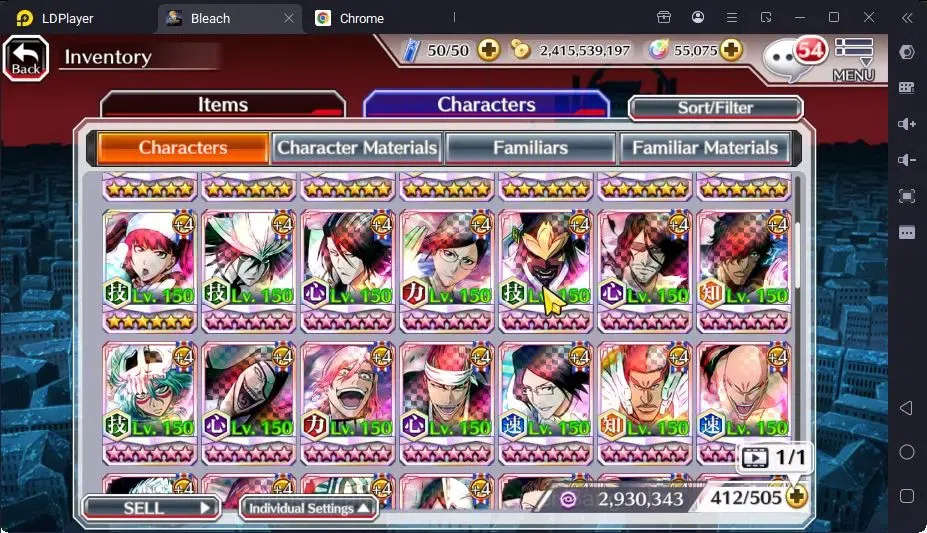 Bleach: Brave Souls Accounts Mid-Tier GLOBAL |55K ORB+MidGame|IchigoDreamTeam,KenpachiTYBW26,Rangiku Swimsuit,Yachiru 19