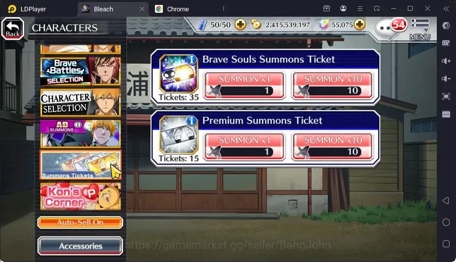 Bleach: Brave Souls Accounts Mid-Tier GLOBAL |55K ORB+MidGame|IchigoDreamTeam,KenpachiTYBW26,Rangiku Swimsuit,Yachiru 6