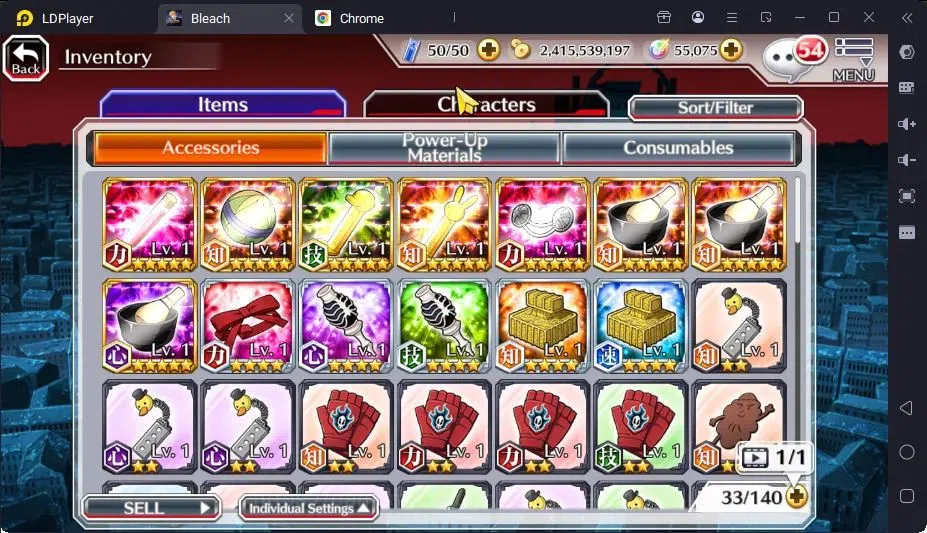 Bleach: Brave Souls Accounts Mid-Tier GLOBAL |55K ORB+MidGame|IchigoDreamTeam,KenpachiTYBW26,Rangiku Swimsuit,Yachiru 9