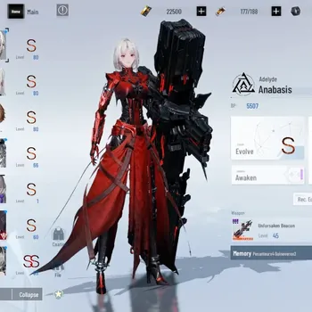 Punishing: Gray Raven Accounts Mid-Game ASIA|Lv 68|2 Coating|(S Adelyde Anabasis,S Lucia CW,S Lilith D)+Sign,S Karenina