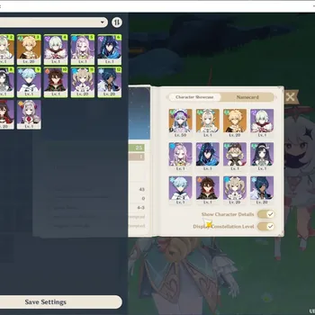 Genshin Impact Accounts Others Asia|AR 25| 1 Limited (Vesna) + 1 Standard (Mizuki) | All Unset | Low Main Quest & Map