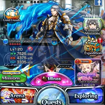 Grand Summoners Accounts End-Game Global|Rank 108|23 Ascend +24 TW (H Inumuta,UP Roy,S Miyu,Chloe,Igris,WH Fen,RR