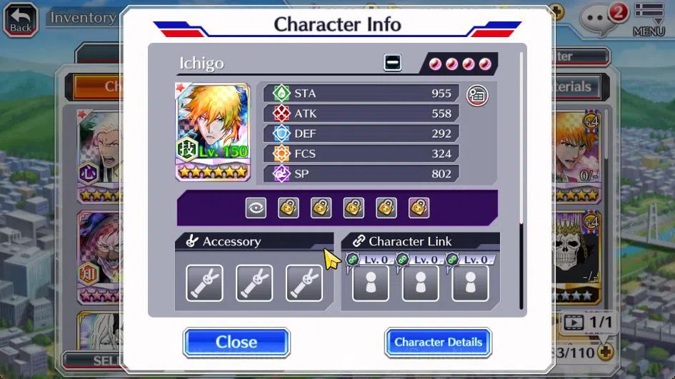 Bleach: Brave Souls Accounts Starter [GLOBAL]6K Orbs+Fresh All Story|Kensei TYBW24,Fierce(Soi Fon,Aizen),Ichigo 7th,Yoruichi 11