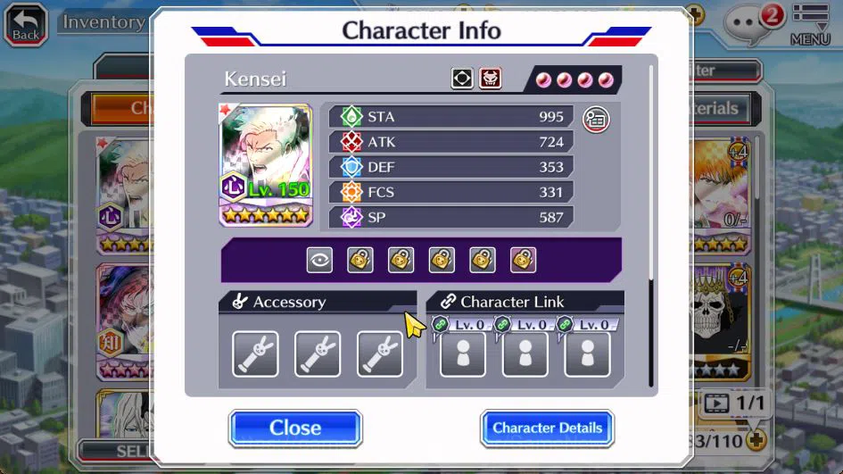 Bleach: Brave Souls Accounts Starter [GLOBAL]6K Orbs+Fresh All Story|Kensei TYBW24,Fierce(Soi Fon,Aizen),Ichigo 7th,Yoruichi 8