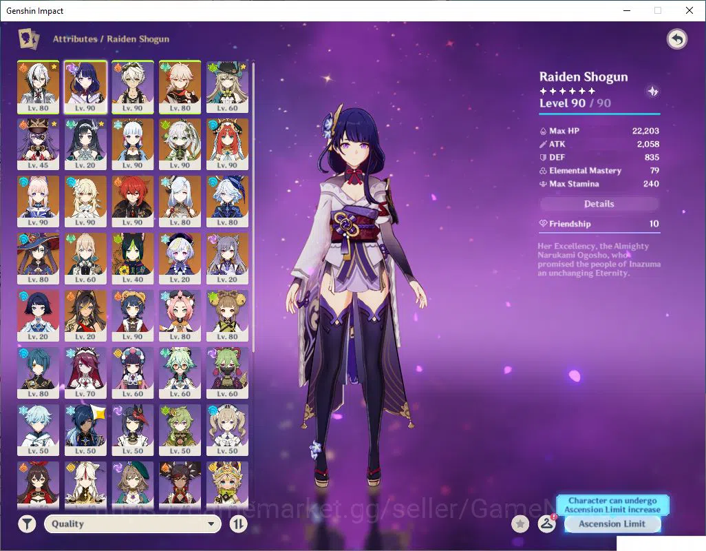 Genshin Impact Accounts Mid Game ASIA |AR 57|7 Limited 3