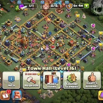 Clash of Clans Accounts High-End LV 163|TH 16|HH 10|Limited SKin|BK 72,AQ 87,GW 62,MP 51,RC 40,DD 10|CN ON|Protect OFF|Take