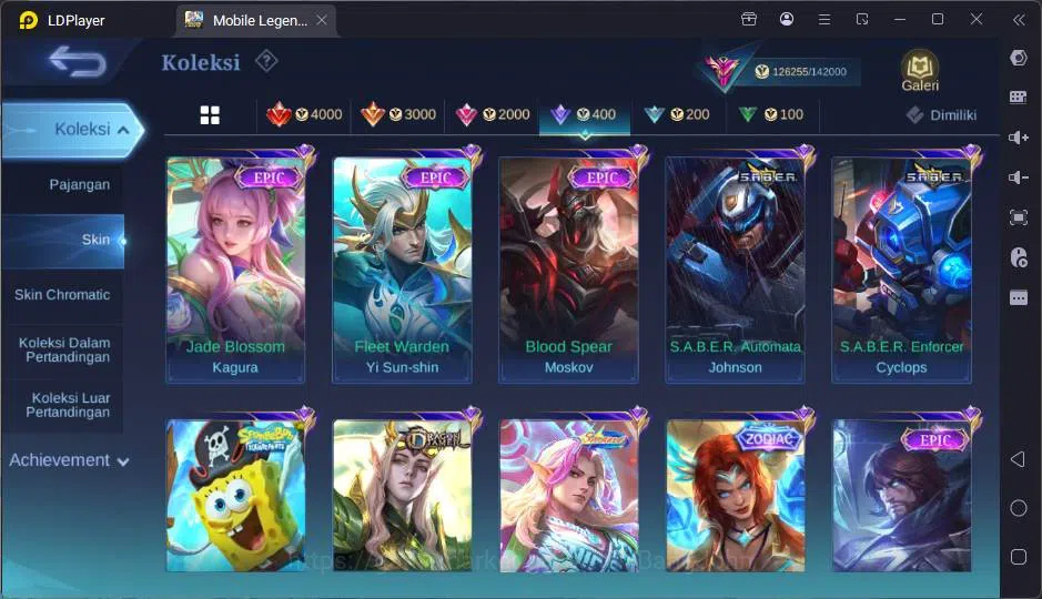 Mobile Legends: Bang Bang Accounts GLOBAL|Hero 132|Skin 393|Lg Johnson,Exo Kagura+Gra image 10
