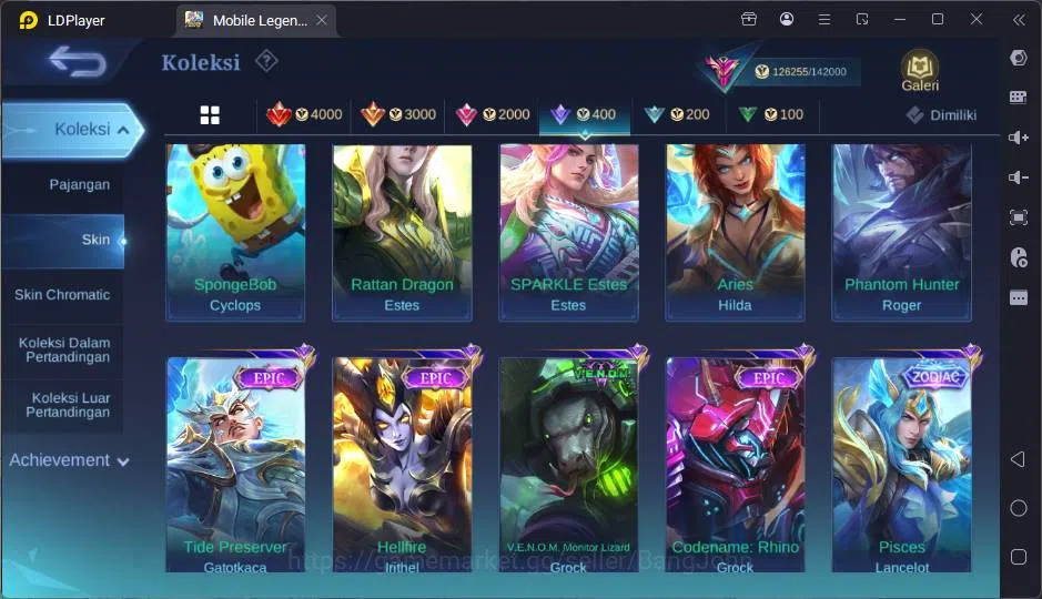 Mobile Legends: Bang Bang Accounts GLOBAL|Hero 132|Skin 393|Lg Johnson,Exo Kagura+Gra image 11