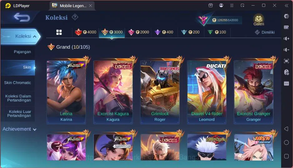 Mobile Legends: Bang Bang Accounts GLOBAL|Hero 132|Skin 393|Lg Johnson,Exo Kagura+Gra image 4