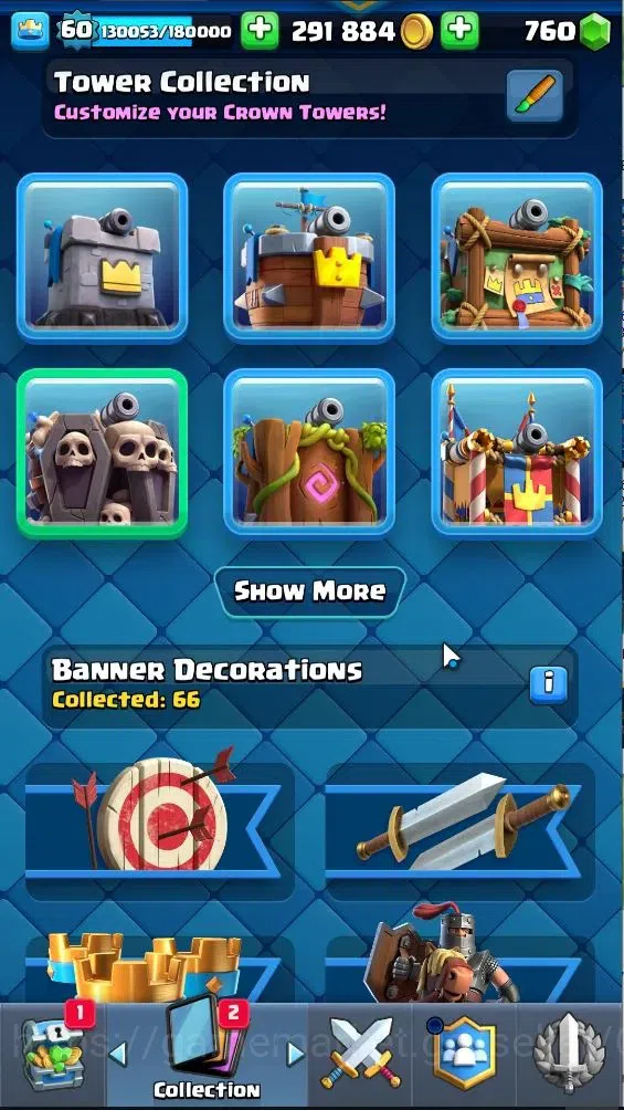 Clash Royale Accounts Lv 60|Trophy 11203|KTL 15|Limited Skin|Card 121|4  image 11