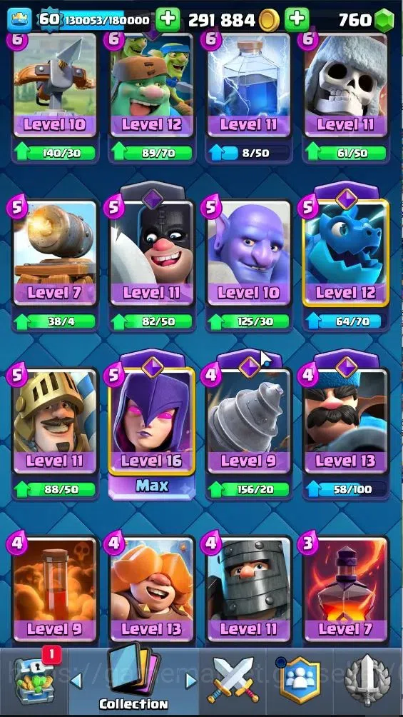Clash Royale Accounts Lv 60|Trophy 11203|KTL 15|Limited Skin|Card 121|4  image 19