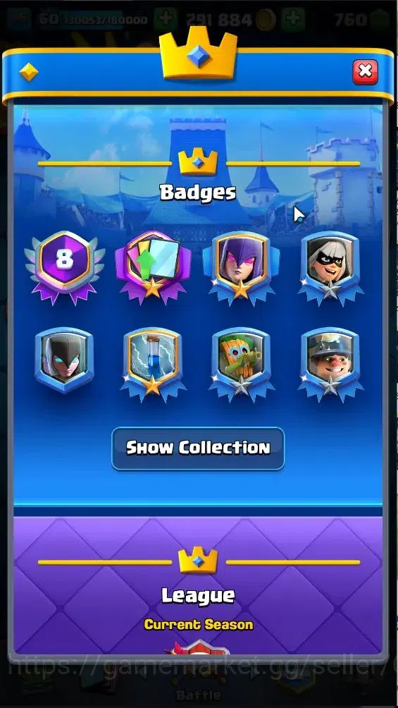 Clash Royale Accounts Lv 60|Trophy 11203|KTL 15|Limited Skin|Card 121|4  image 4
