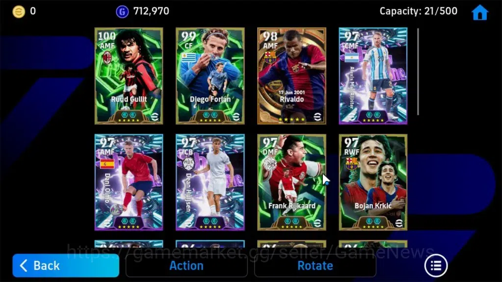 eFootball Accounts Android|Epic Ruud Gullit,Diego Forlan,Inzaghi,Old  image 8