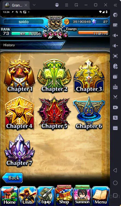 Grand Summoners Accounts [GLOBAL] Rank 73 | 23 Ascend | Shadow TW | Beta TW image 6