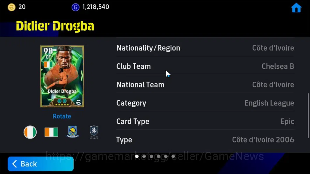 eFootball Accounts Android|Epic Marcelo Naruto,D.Drogba,S.Gerrard,And image 11