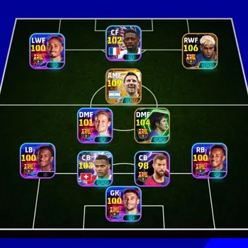 eFootball Accounts High-End Kolektif 3210 Messi bigitime x Yamal ballon dor  x 11 manager booster