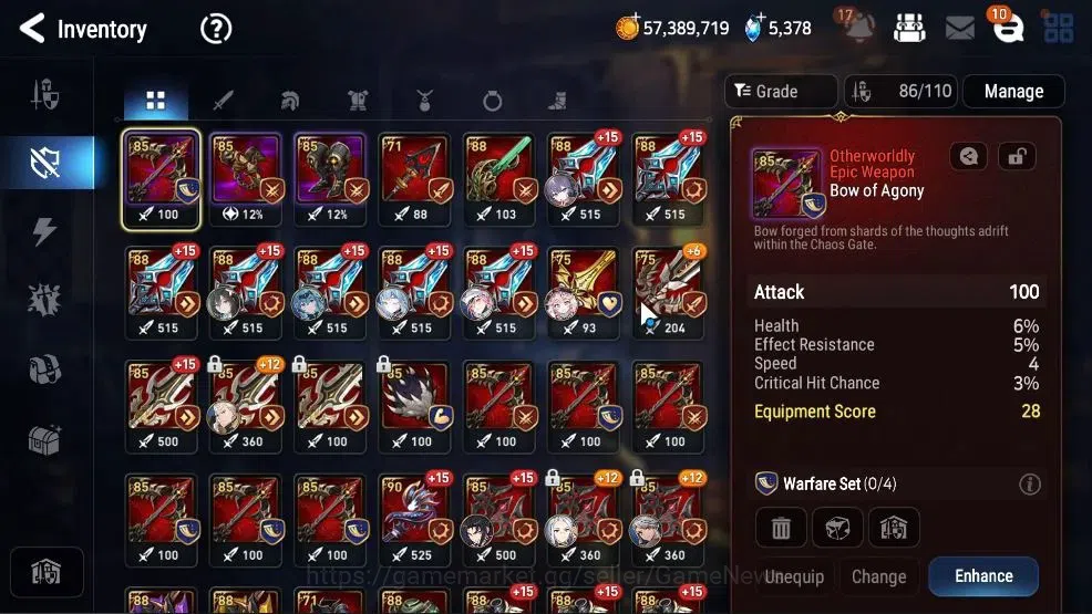 Epic Seven Accounts GLOBAL UnVerif|New Era|8 ML(ZIO,SP Politis,LH Cerm image 16