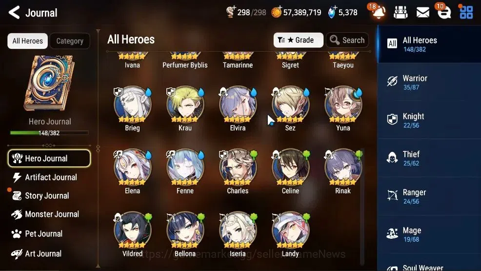 Epic Seven Accounts GLOBAL UnVerif|New Era|8 ML(ZIO,SP Politis,LH Cerm image 8