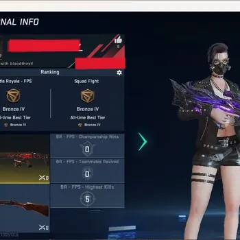 Blood Strike Accounts Others ASIA|2 Eternal Gun:Kala-Whisper&RPK-Flourush|2 Ultra Gun & 1 Legendary Gun|1 Epic Rename