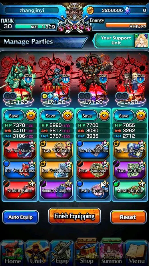 Grand Summoners Accounts End-Game Global|Rank 30|8 Ascend+1TW|Houka Inumuta+TW,S Luvia&Rin,Nonon,Uzu Sanageyamax2,Ira 3