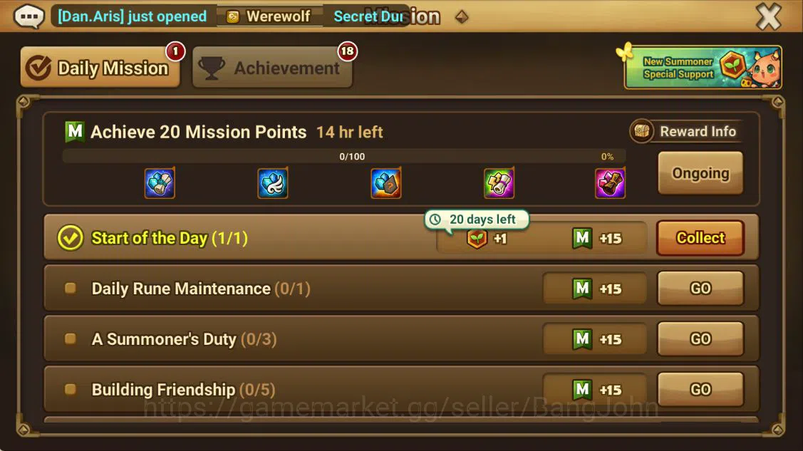 Summoners War: Sky Arena Accounts Starter ASIA | Starter | Level 13 | Ready Gacha | 12 YSC + 105 |Check SS RA783B 10