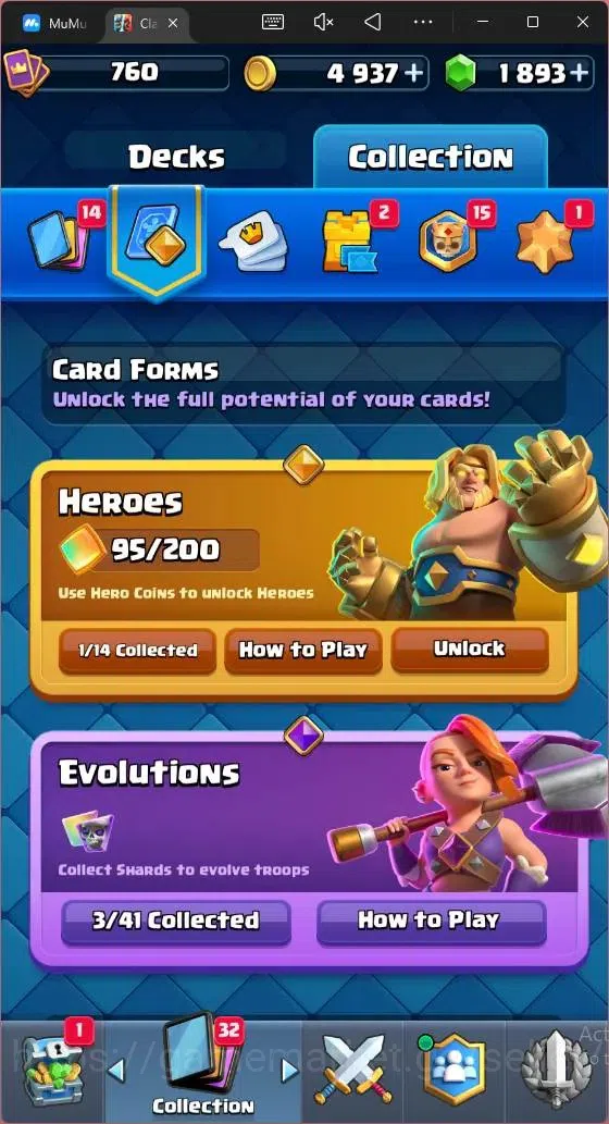 Clash Royale Accounts CL 760|KTL 11|Trophy 5522|Card 97|3 EVO|1 Hero|Are image 13