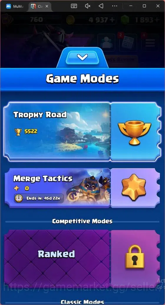 Clash Royale Accounts CL 760|KTL 11|Trophy 5522|Card 97|3 EVO|1 Hero|Are image 16