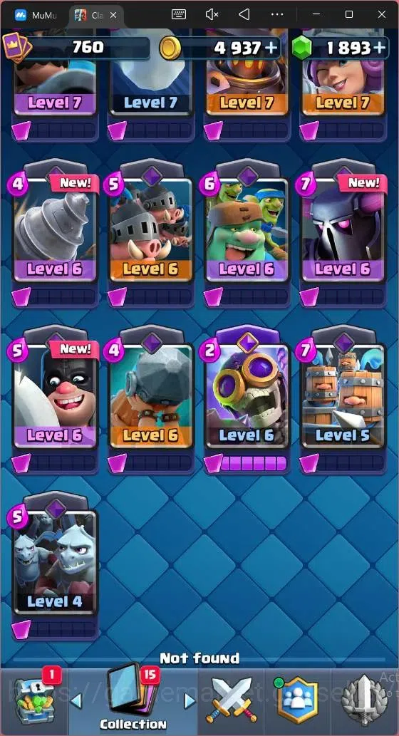 Clash Royale Accounts CL 760|KTL 11|Trophy 5522|Card 97|3 EVO|1 Hero|Are image 6