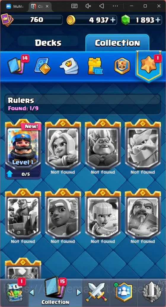 Clash Royale Accounts CL 760|KTL 11|Trophy 5522|Card 97|3 EVO|1 Hero|Are image 9