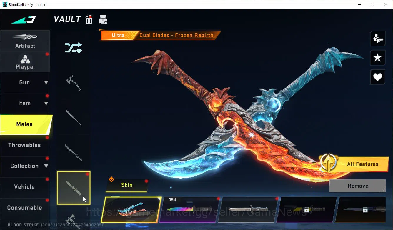 Blood Strike Accounts ASIA|ETERNAL Zero-Oda+MELE DualBlades+Collab 7DS A image 14