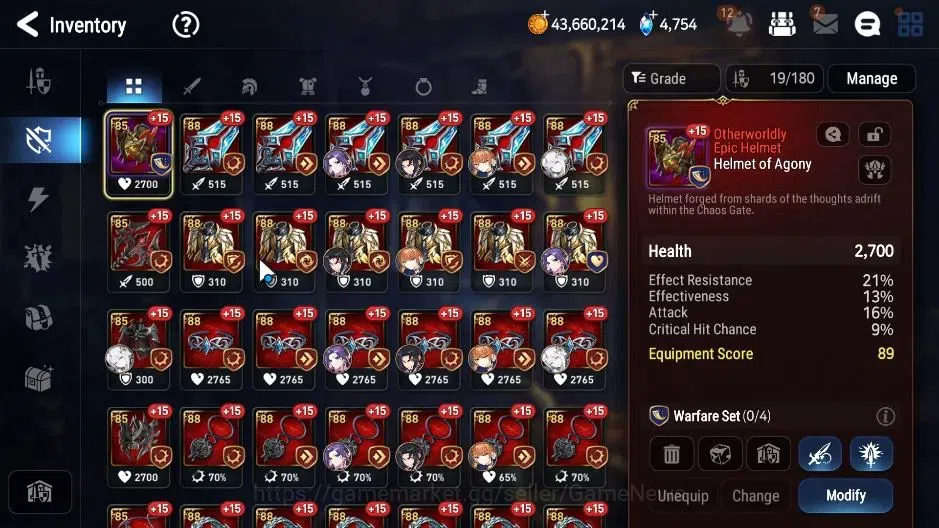 Epic Seven Accounts GLOBAL|UnVerif|4 ML(Salome,AD Shadow,LC Belona)Set image 13