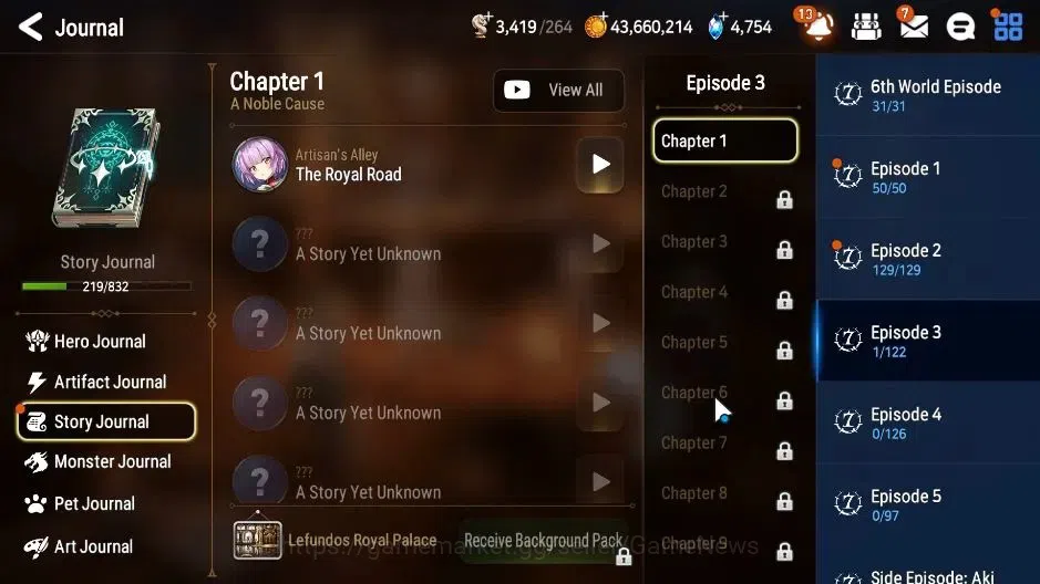 Epic Seven Accounts GLOBAL|UnVerif|4 ML(Salome,AD Shadow,LC Belona)Set image 9