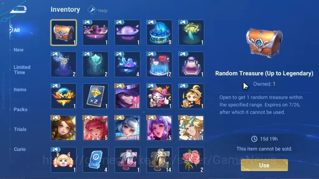 Honor of Kings Accounts Rare Skin Hero 43 Skin 24|Legend (Yao),GM (Gan & Mo),4 Epic Skin,2 Skin Event Exclusive,1 Honor 13
