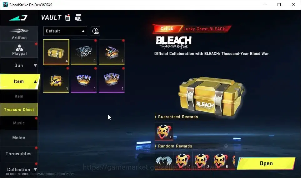 Blood Strike Accounts ASIA|Starter|Collab BLEACH Byakuya|3 Legendary[Ori image 8